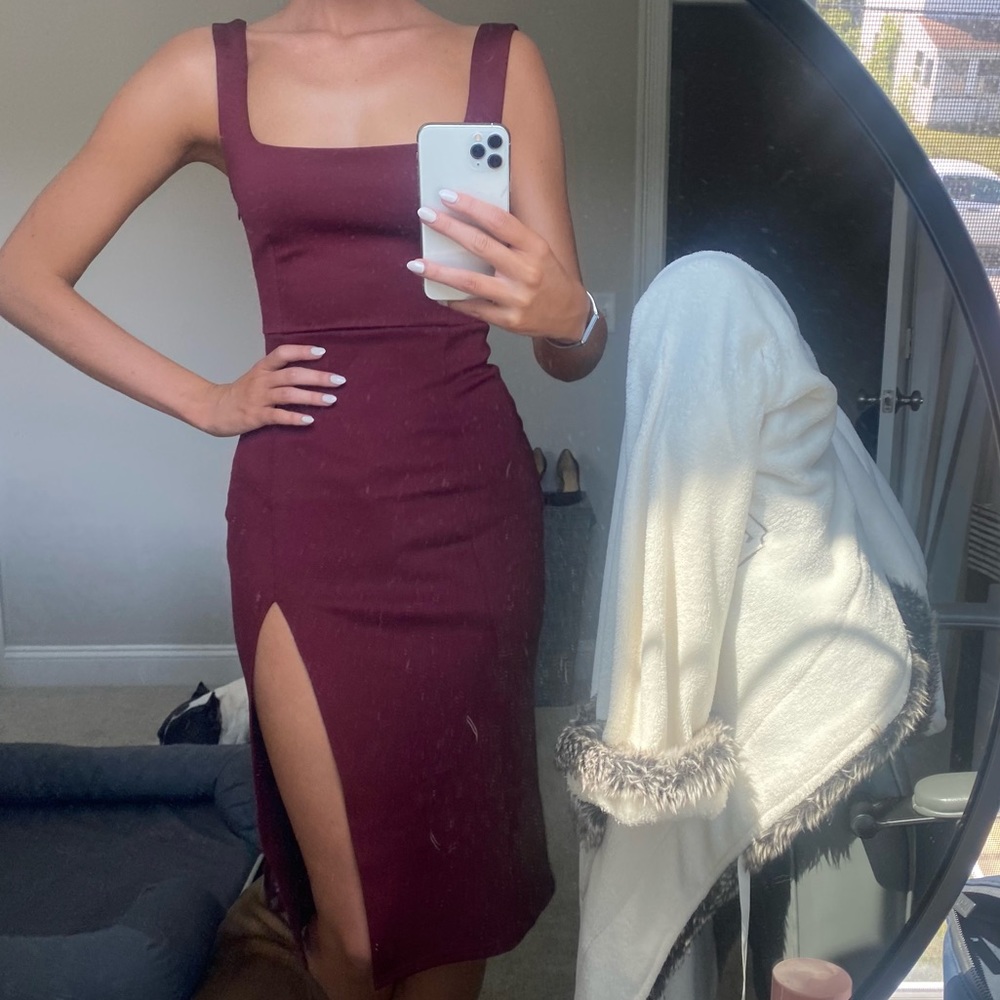 Showpo. Maroon Dress